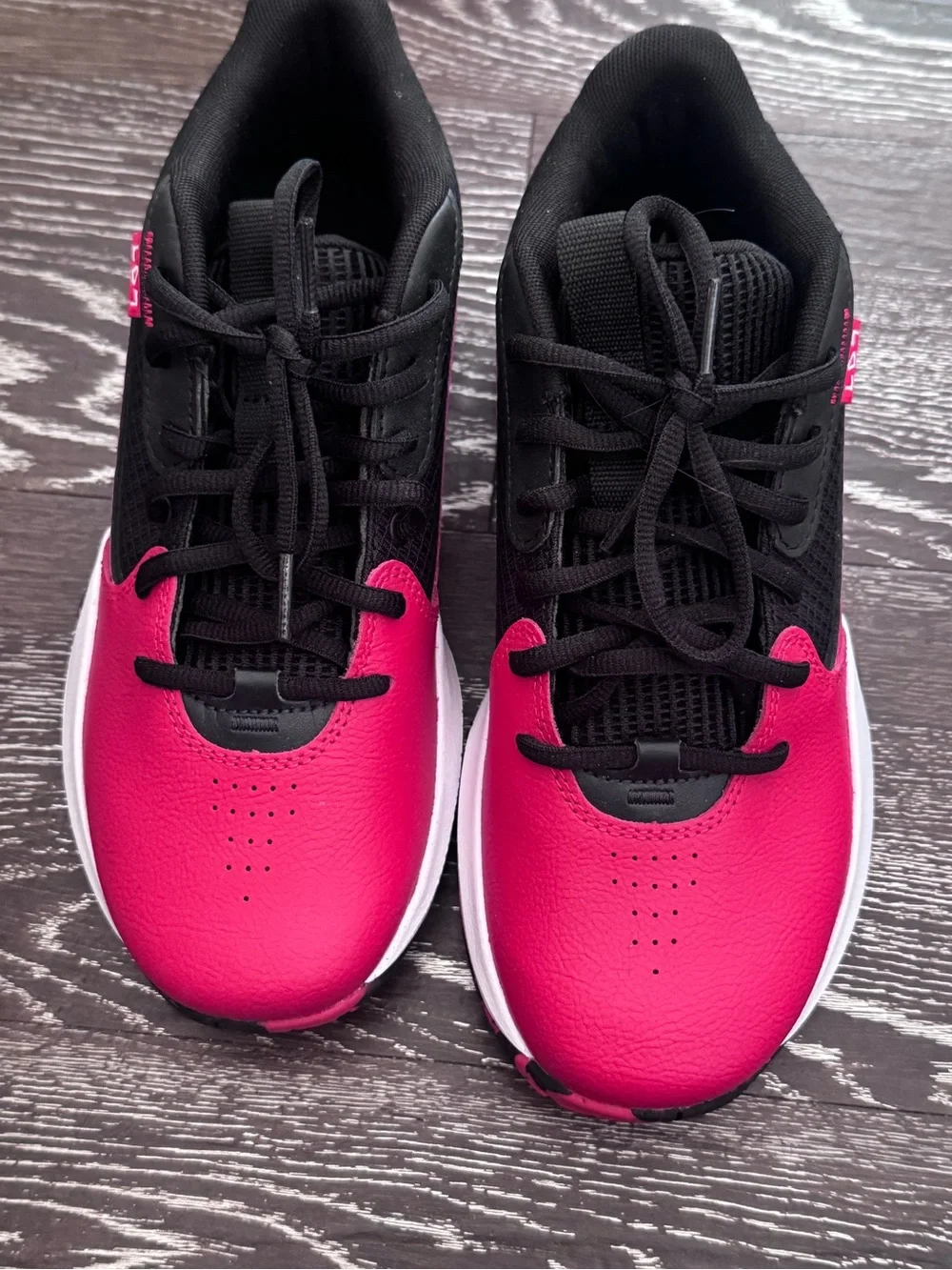 Under Armour Kids' Black and Red Lightweight Sneakers